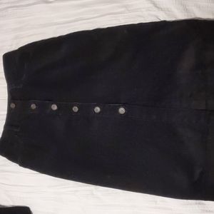 Black corduroy skirt petite
